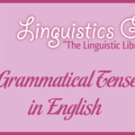 Grammatical Tense in English