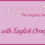 Fun with English Oronyms