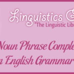 The Noun Phrase Complement in English Grammar