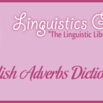 English Adverbs Dictionary