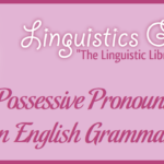 Possessive Pronouns in English Grammar