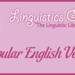 Copular English Verbs