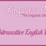 Ambitransitive English Verbs