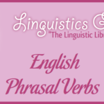 English Phrasal Verbs