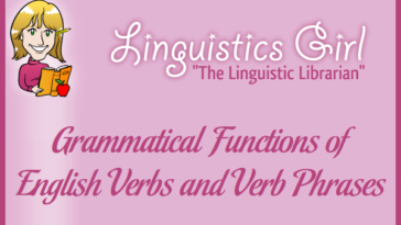 Grammatical Functions of English Verbs and Verb Phrases