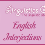 English Interjections