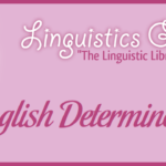 English Determiners