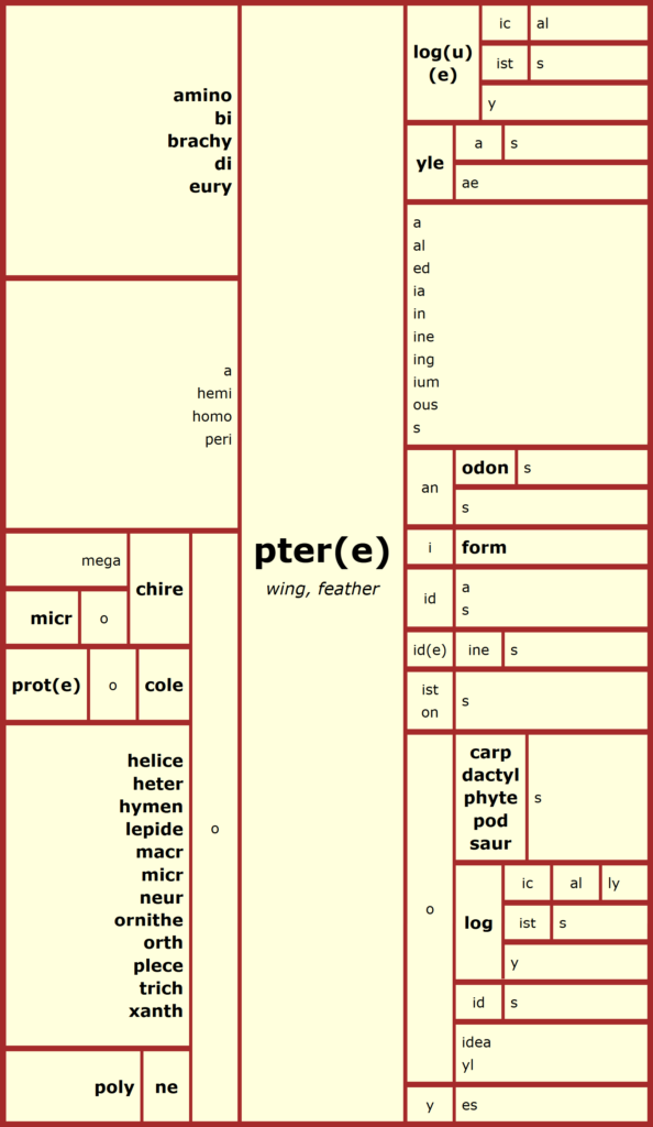 Word Matrix: Pter(e)