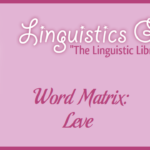 Word Matrix: Leve