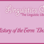 A History of the Term 'Ebonics'