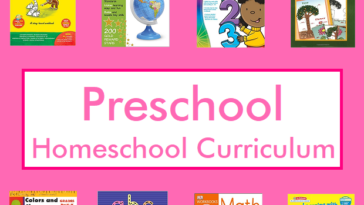 Looking for ideas for a homeschool preschool curriculum? Check out the textbooks, workbooks, books, and other materials that I used in my home for preschool level work. Updated on June 8, 2024.