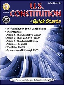 Constitution Quick Starts Workbook Grade 4-12