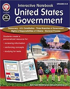Interactive Notebook United States Government Resource Book Grade 5-8